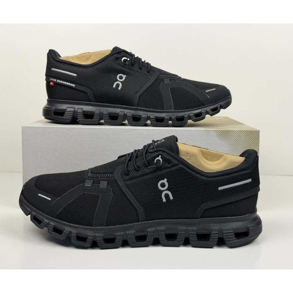 On Cloud 6 Gym‎ Running Shoes Men's Size 8 Black/Black 3MF10071043